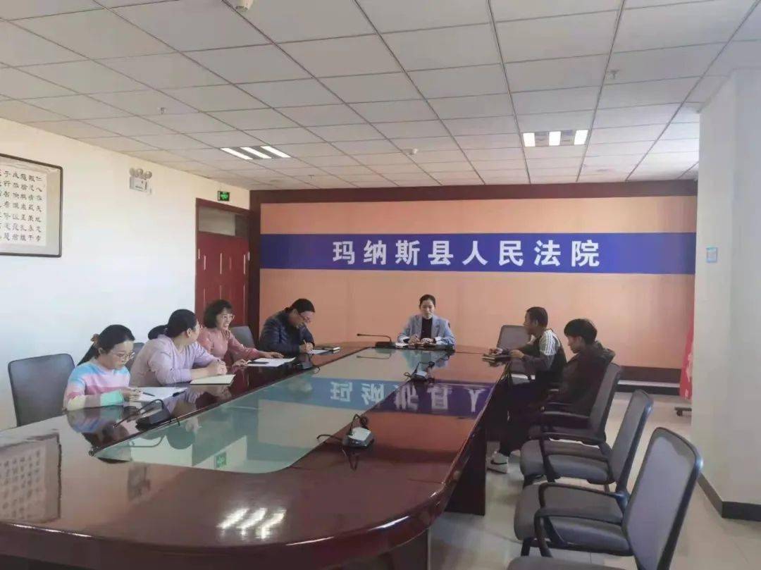 在玛纳斯法院,处处留有我们三明法院援建的痕迹.