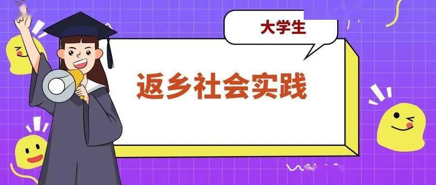 青春力量返乡参与社会实践青年志愿者在行动