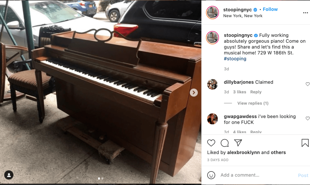 (图片来自ins @stooping nyc,版权属于原作者)出现在皇后区ridgewood