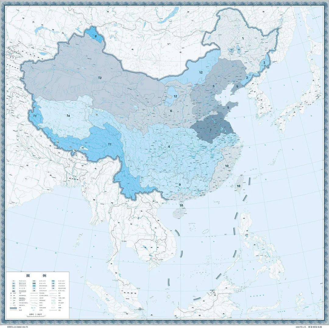 将全套河流水系地图分享给大家:中国境内主要有"七大水系",从北方的