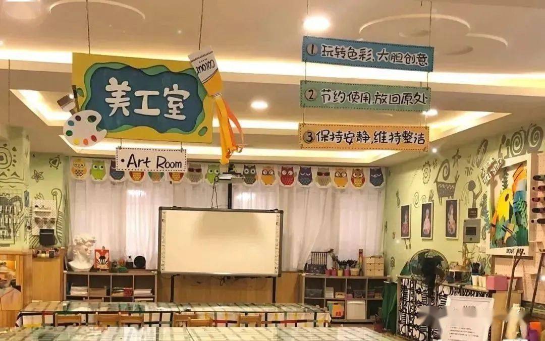 区角进阶幼儿园小中大班美工区投放材料层次及种类