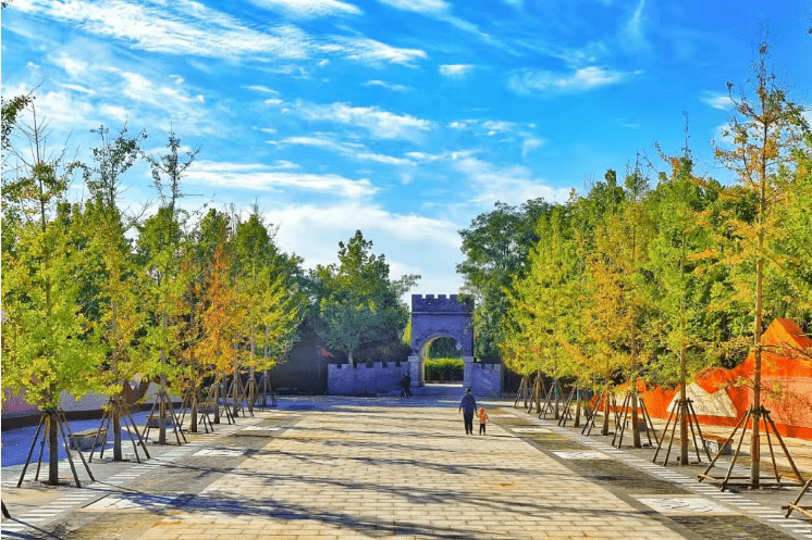 赵州美景—古城墙遗址公园_摄影_主题_赵县