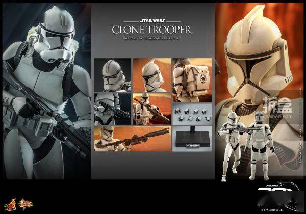 hottoys 星球大战克隆人飞行员白兵战斗机器人1/6可动人偶_星战_吉奥