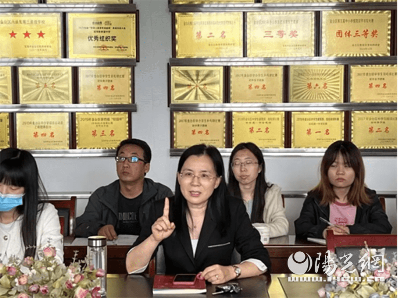 周至县广济初中,竹峪初中骨干教师到宝鸡新希望中学参观交流_来宾