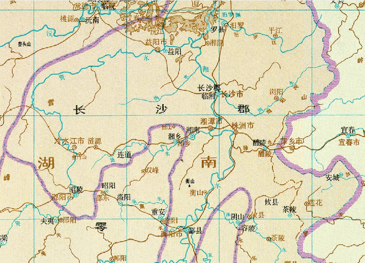 东汉61长沙郡西汉时,长沙国受荆州刺史部节制.