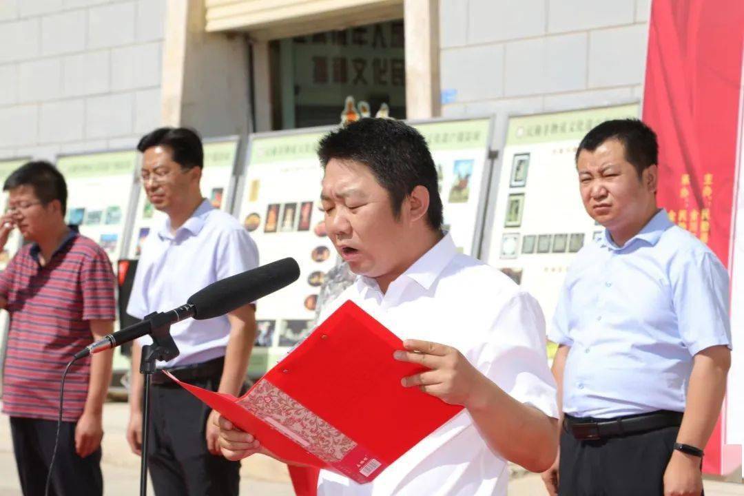 民勤县委常委,宣传部长何树宏致欢迎词民勤县委常委
