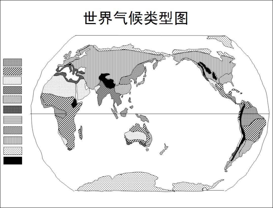 10张世界分洲空白线描地图(可填充打印)点击阅读原文,翰林学堂高考