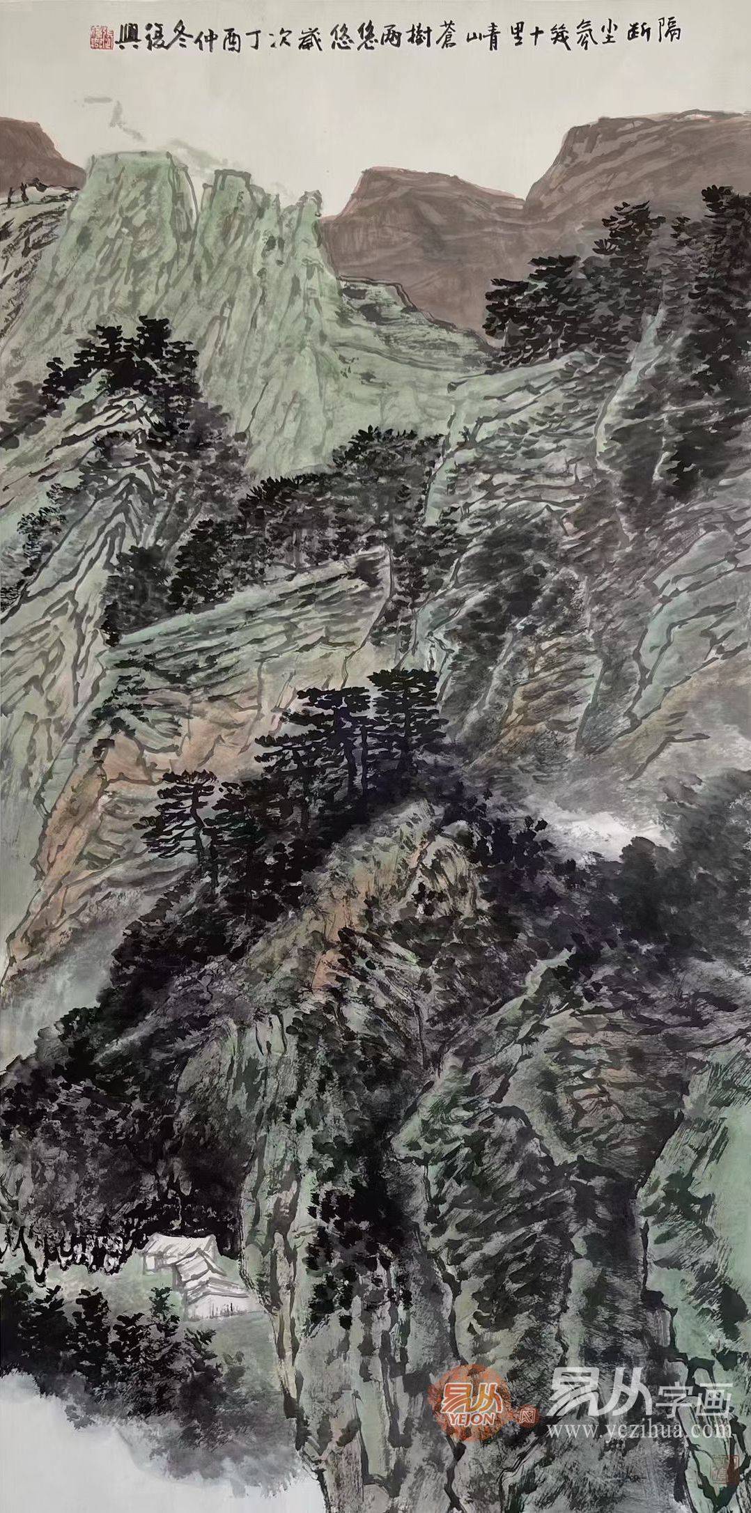 名家作品张复兴山水笔墨情怀当代山水画欣赏
