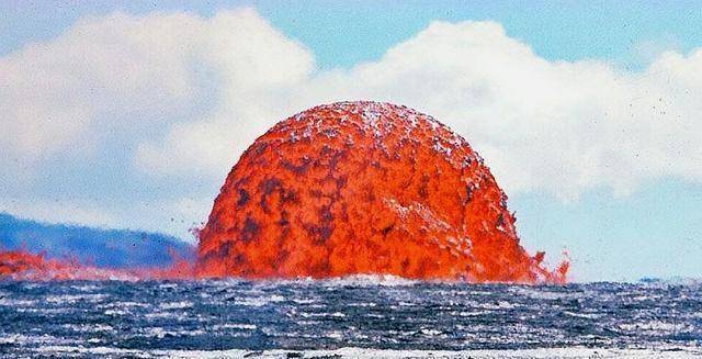 海底火山爆发后,为何海水不能将火山浇灭?