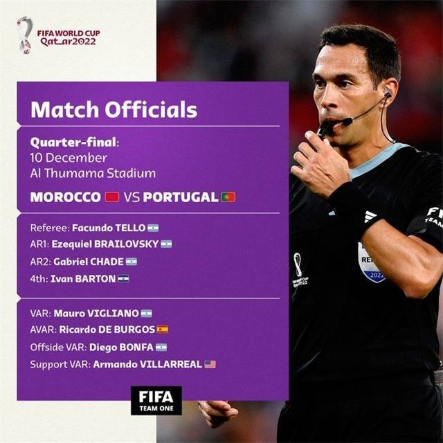 世界杯丑闻！3名阿根廷裁判对C罗的比赛进行了裁判，球迷：葡萄牙要没了