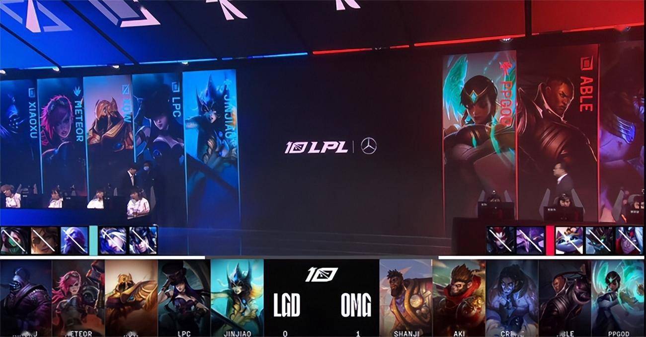 LOL-LPL：Creme塞拉斯对位单杀阿兹尔，OMG 2-0击败LGD解锁首胜