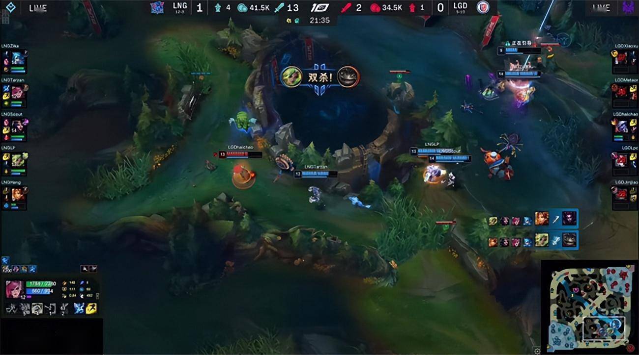 LOL-LPL：Scout妖姬化身“AD去量器”，LNG清洁利落2-0轻取LGD