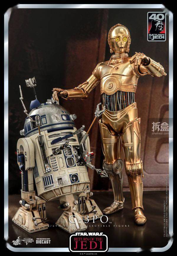 HOTTOYS 星球大战6 绝地归来 C-3PO 1/6合金可动听偶