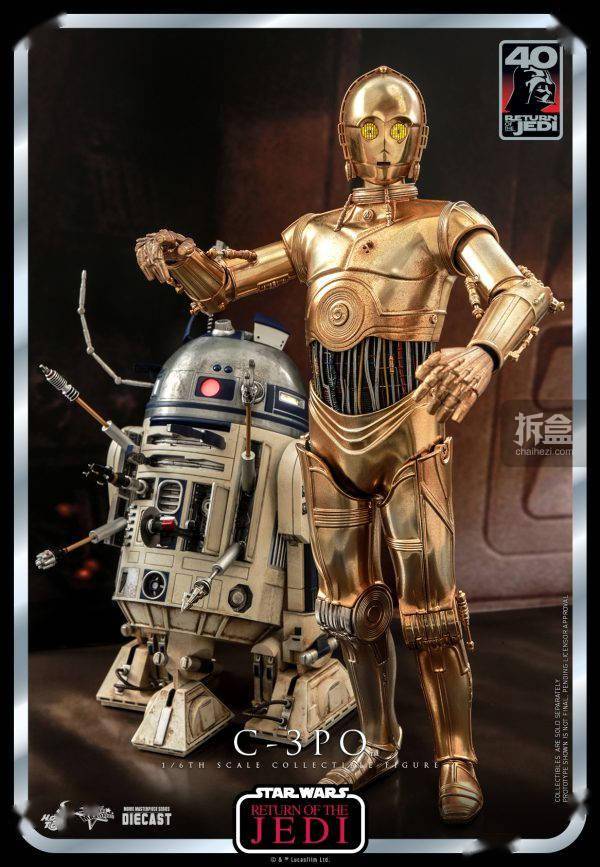 HOTTOYS 星球大战6 绝地归来 C-3PO 1/6合金可动听偶