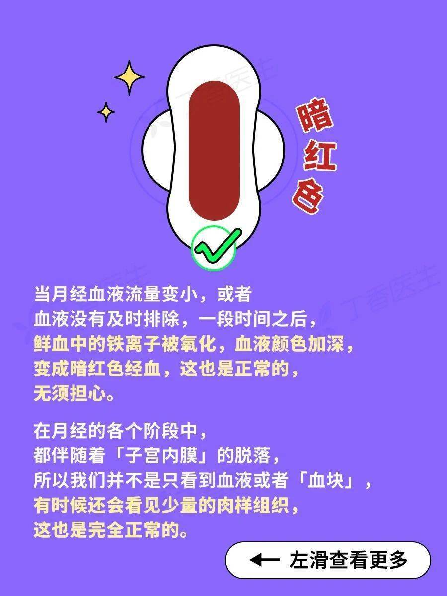 不同月经颜色，到底代表啥？有两类情况，真的要注意！