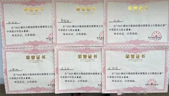 潍坊市奎文区幸福街小学：数独大赛聚精英，幸福学子传捷报