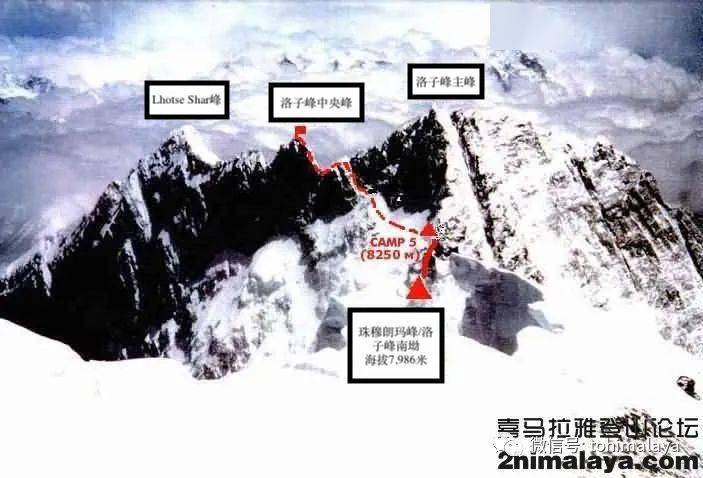 [尼泊尔]海拔8,414米洛子峰中央峰的首攀，2001年