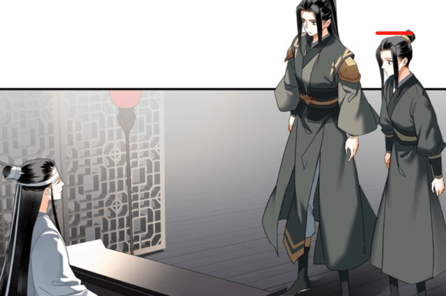 原创 《魔道祖师》漫画,金光瑶与聂明玦同行,身高差瞩目