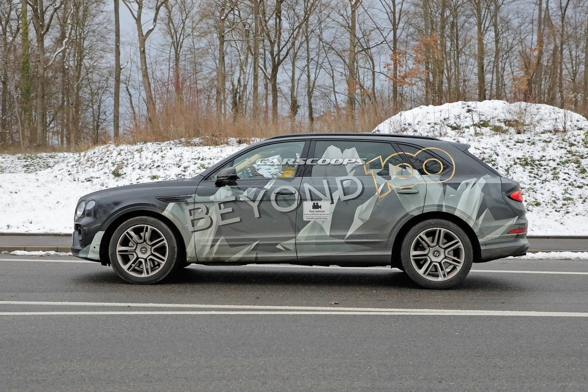 王者绅士，宾利添越ewb路试谍照曝光