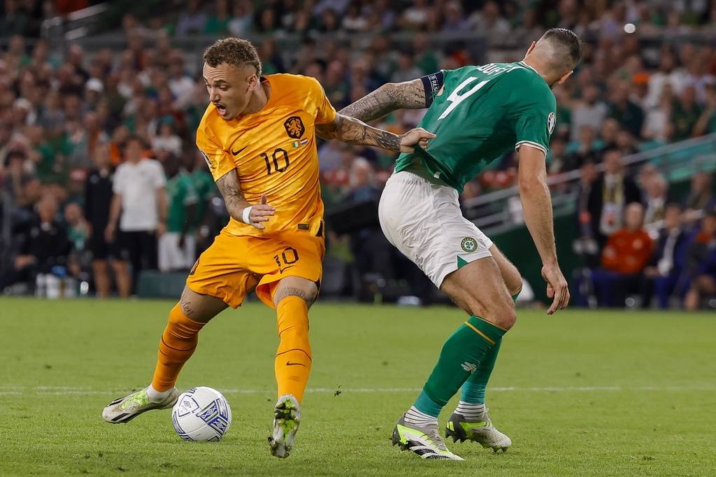 2024欧洲杯预选赛小组赛b组爱尔兰12荷兰