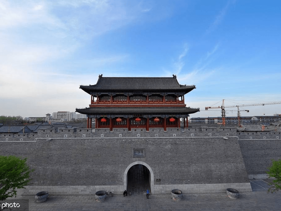 山东青州古城阜财门始建于北魏