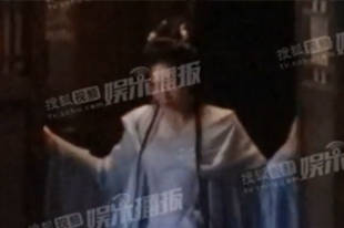 唐嫣《念无双》夜戏路透  仙女裙飘洒娉婷