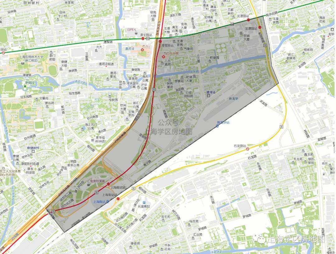 上海师范大学第三附属实验学校(小学)招生对口居委:漕河泾街道的宾阳