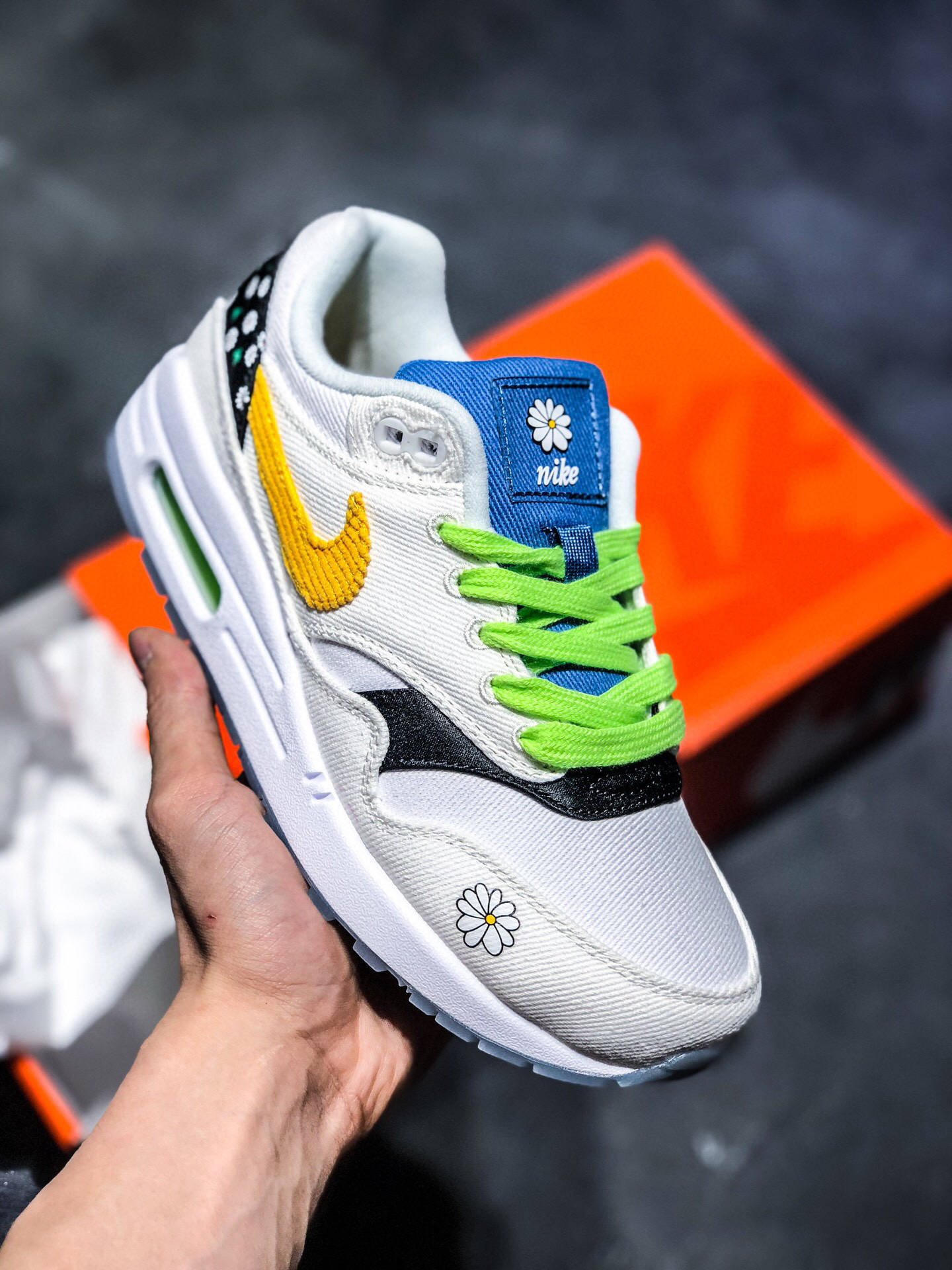 耐克nike air max 1 "daisy pack" 小雏菊气垫运动鞋