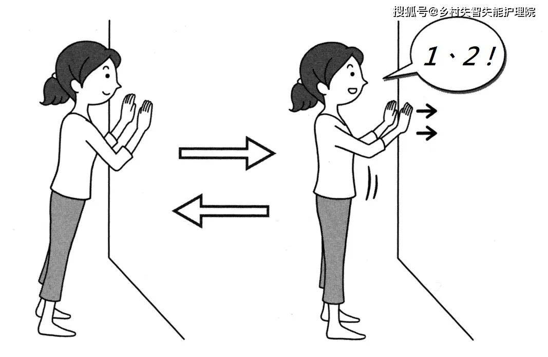 2「推墙式」超高效健声操