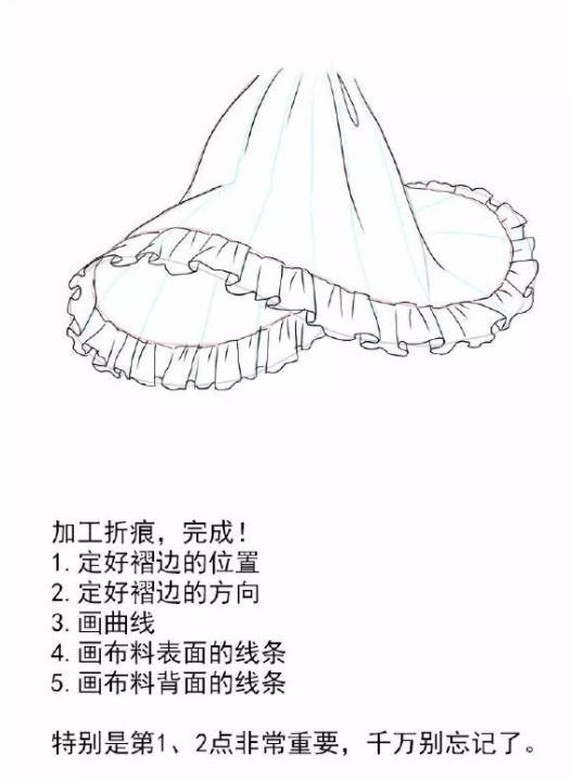 教你表现出更具形象的褶边!