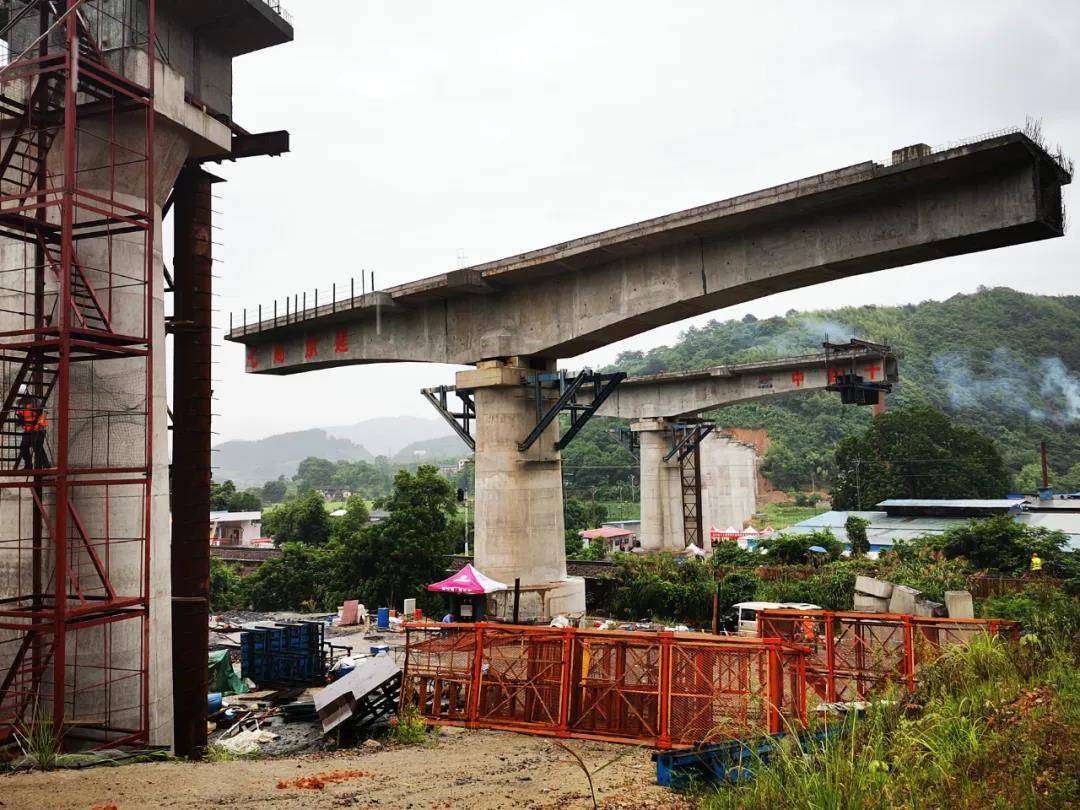 成功转体兴泉铁路永安段又有大动作