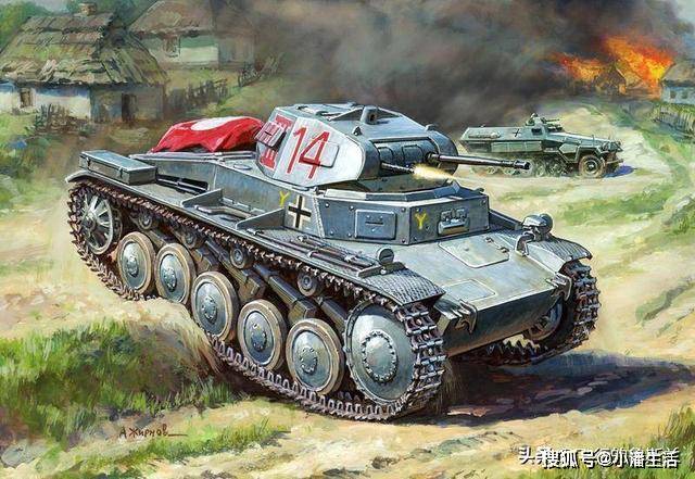 二战德军闪击战的核心盘点那些德军装甲师的主力坦克装备