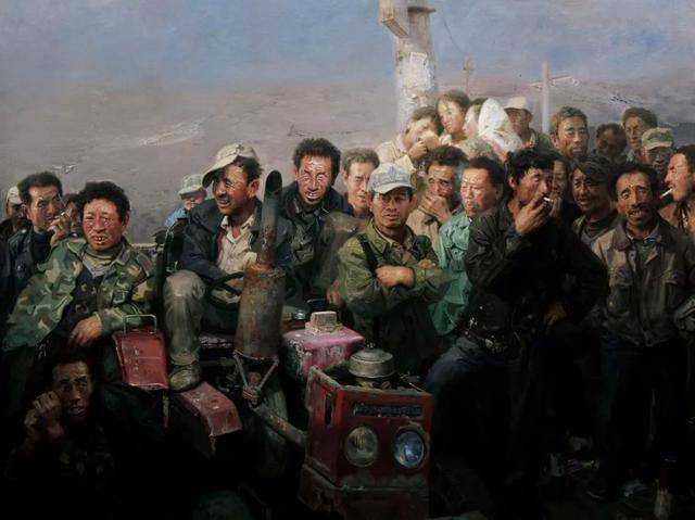 中国著名油画家忻东旺油画作品欣赏