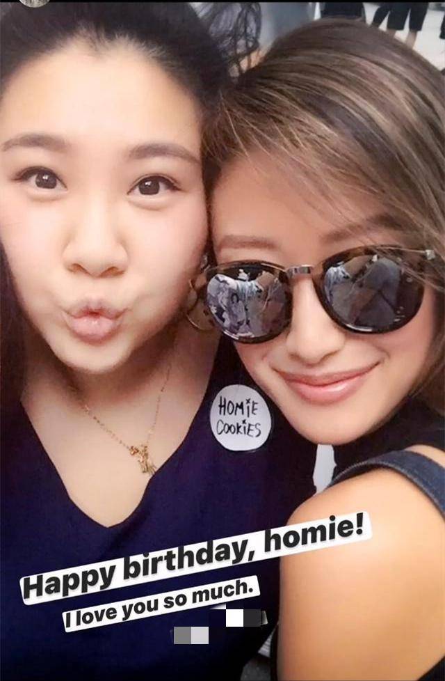 原创谢婷婷晒合影为郑欣宜庆生两人从小玩在一起为何却不见谢霆锋