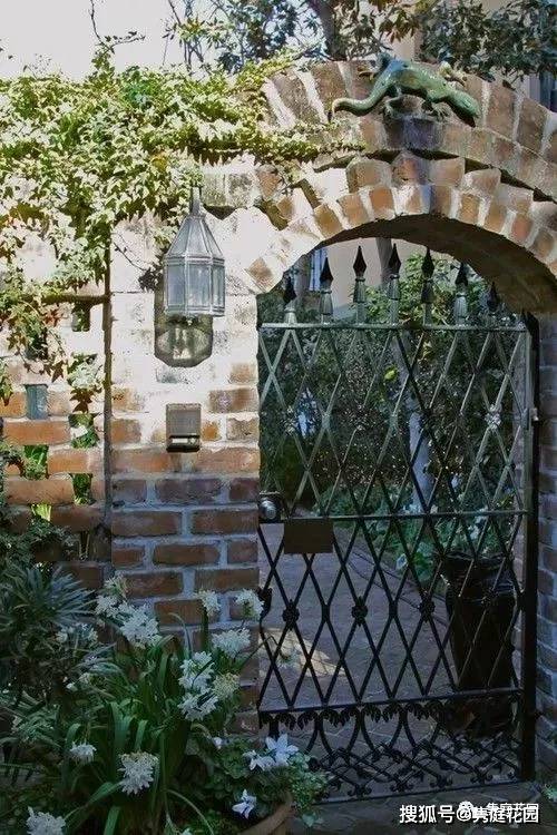 田园风味的小门廊,庭院中的点睛之笔!
