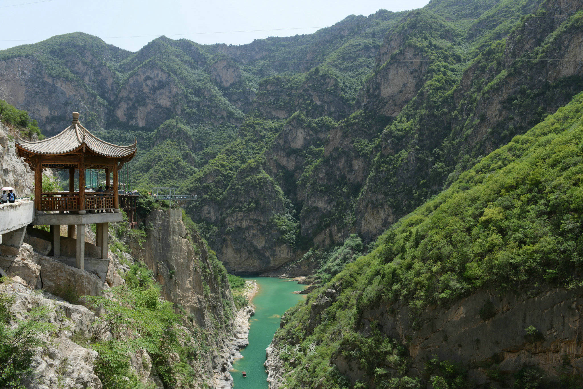 碧水青山郑国渠泾河大峡谷颠覆对关中北山印记