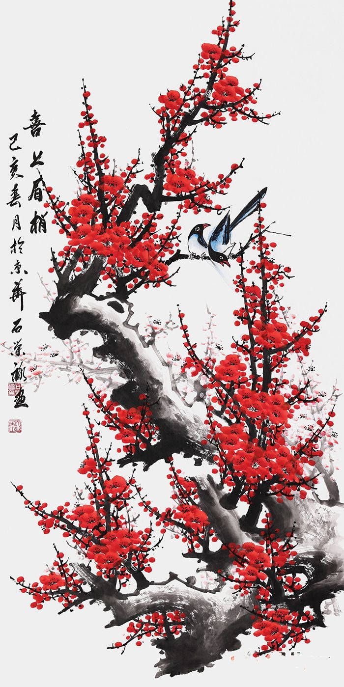 玄关挂什么画好 吉祥花鸟画装饰玄关好风水