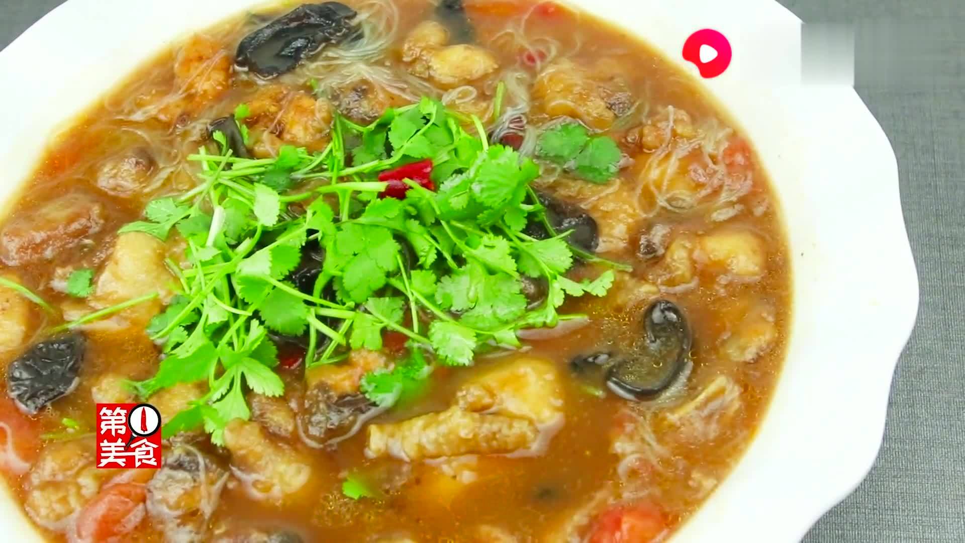 特色美食"醋焖鸡"厨师长详细教程,让你在家学会饭店的