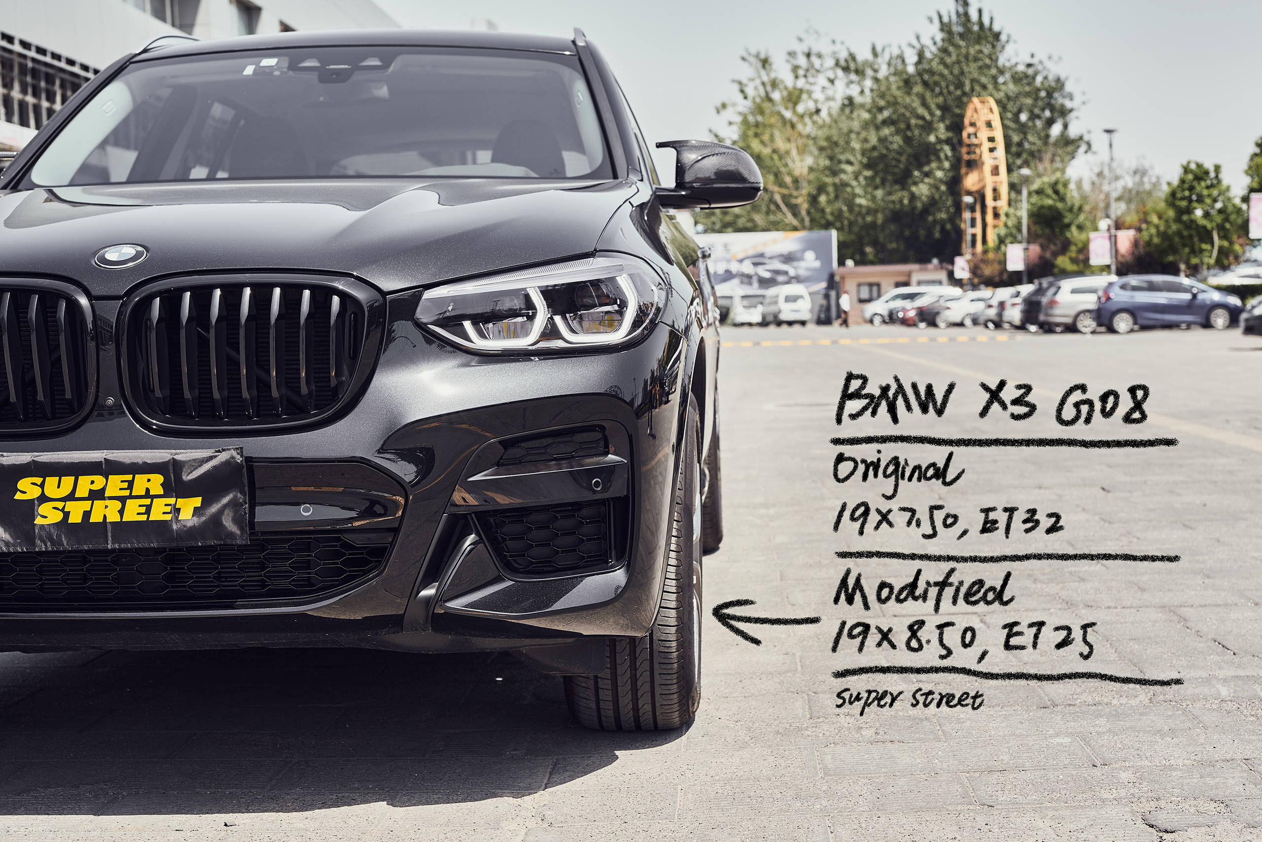 运动风格轮毂宝马x3g08改装nichem204轮毂