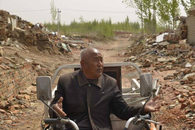 河北河间市故仙乡西羊庄村河道内村庄防洪搬迁调查