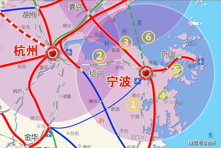 未來浙江寧波6條高鐵:獨缺直達金華通道,30分鐘可跨