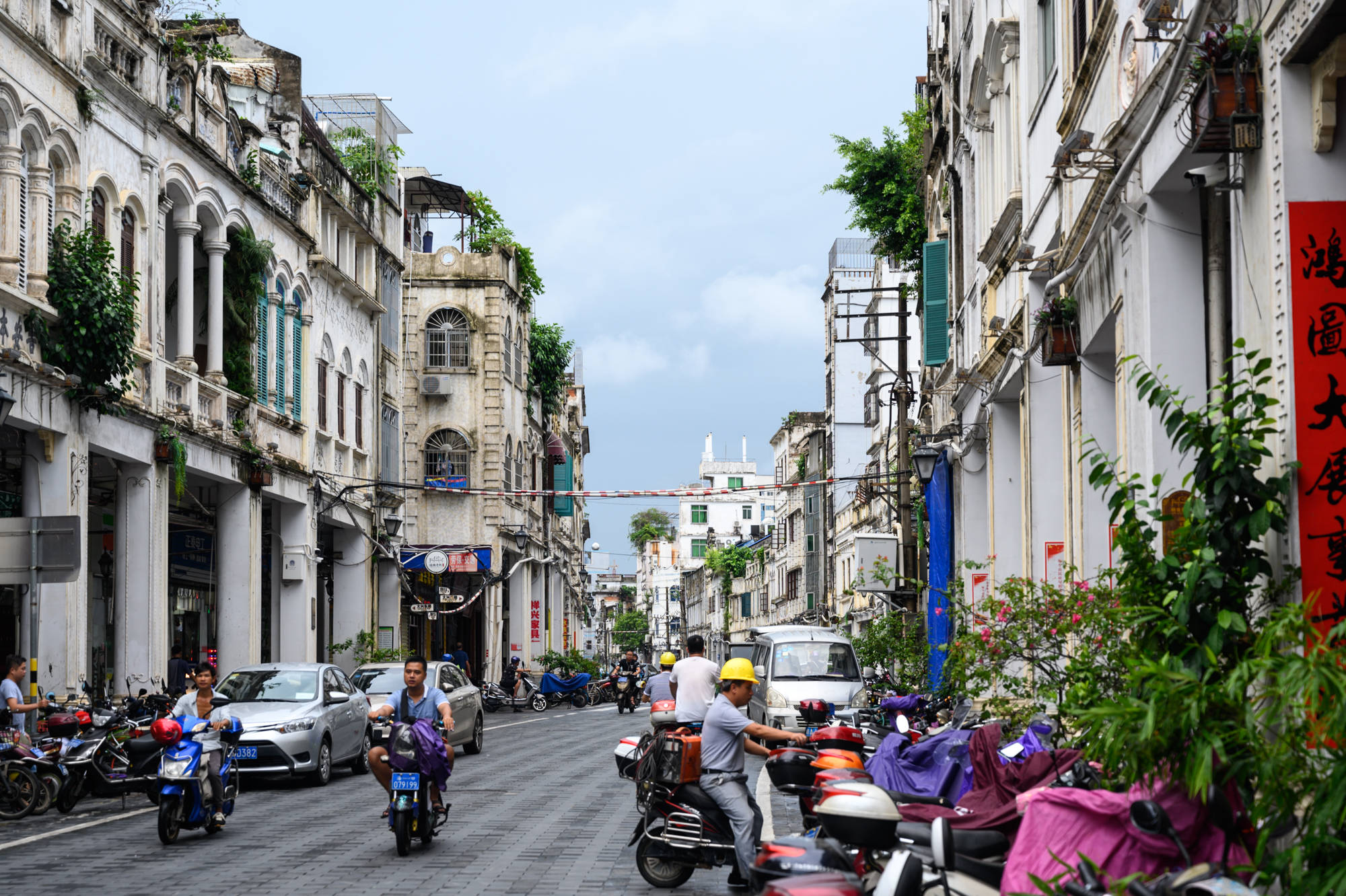 原创海南最特色的步行街中国十大历史文化名街之一至今保存完好