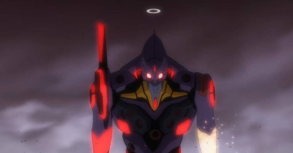 出自《新世纪福音战士》"eva",使用了莉莉丝血肉的初号机在碇真嗣的驱