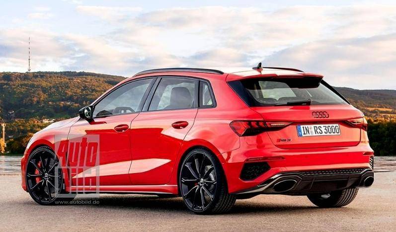 全新奥迪rs3 sportback谍照曝光,p版车型可达450马力