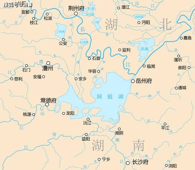 洞庭湖古代面积图片