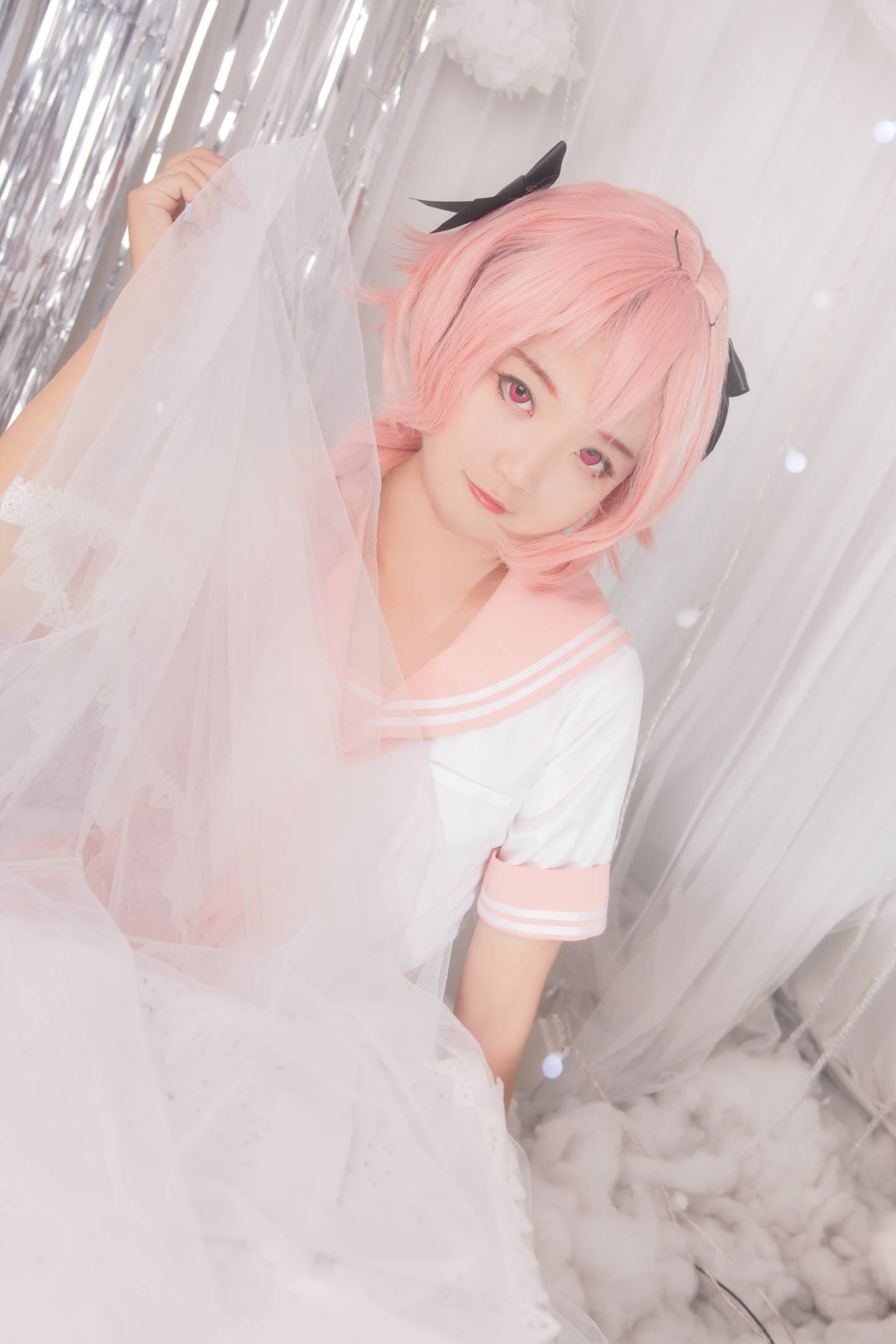 每日cos集锦大赏,粉红内心之女仆小姐姐,网友:我爱了