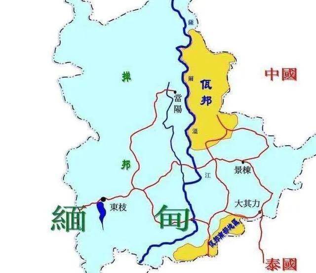 缅甸佤邦地理位置图片