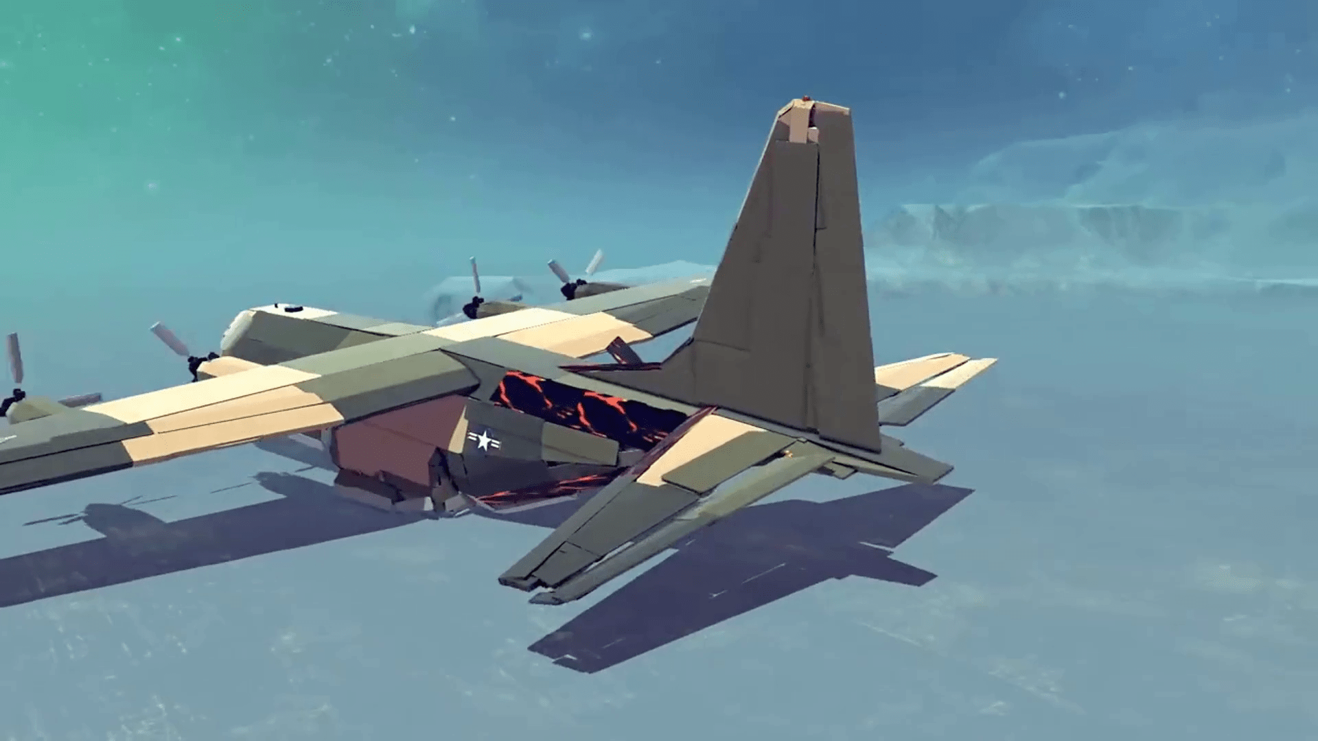 besiege围攻飞机紧急迫降飞行员稳如老狗成功降落