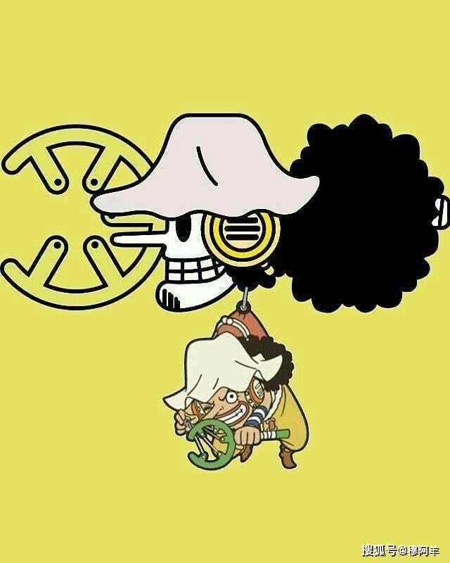 原创海贼王:国外画师绘制草帽海贼团单飞海贼旗,乌索普海贼旗太难看