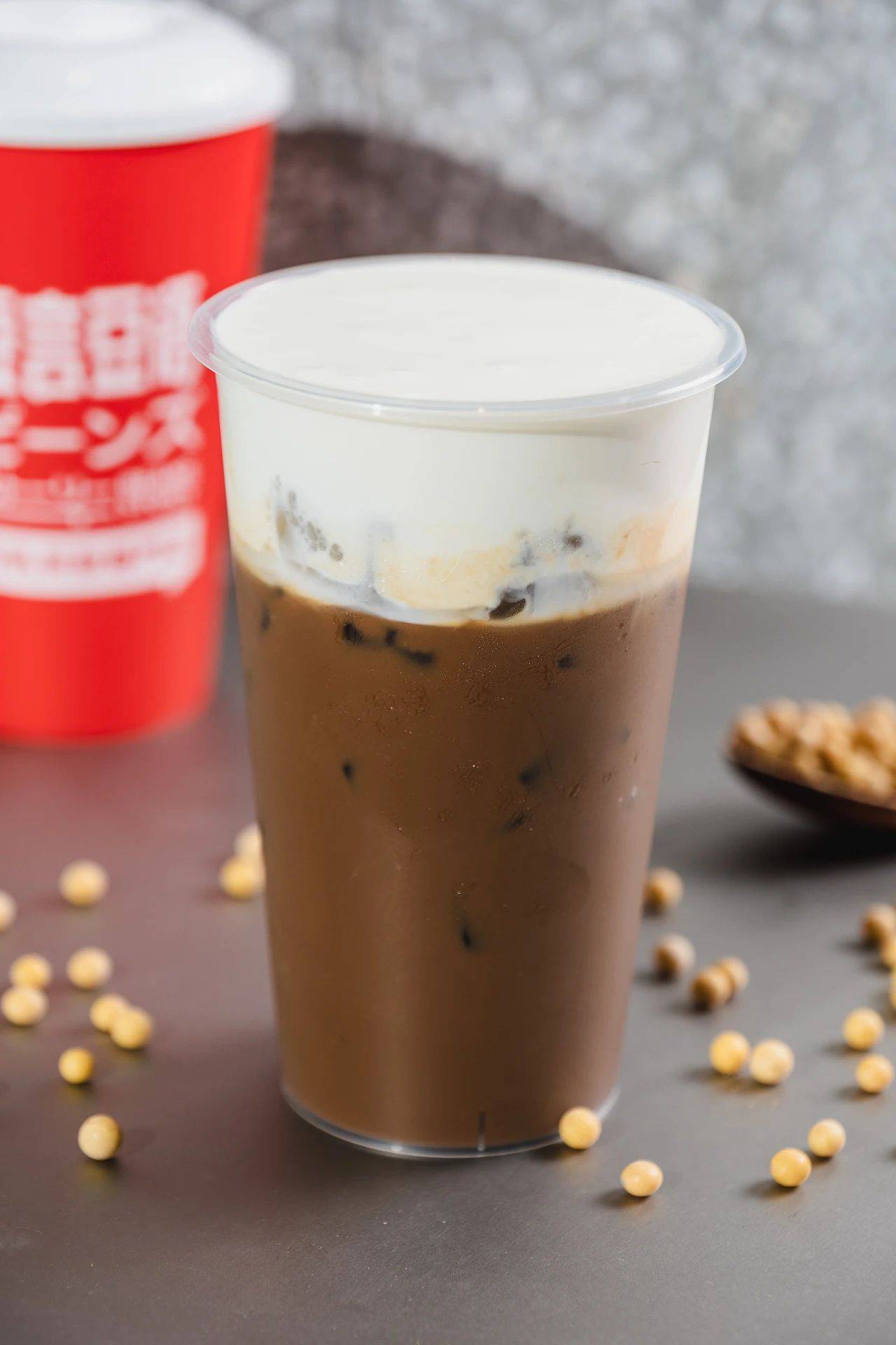 日本豆乳工厂67来天河了67鲜制豆乳茶10元不到就能喝